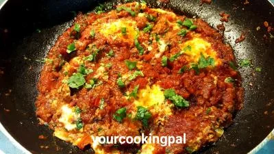 Akoori ( Indian styled Scrambled eggs ) preparation photo 3