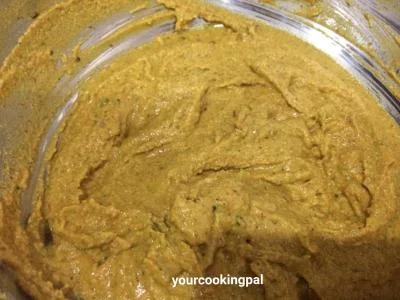 Alu Vadi - Patra preparation