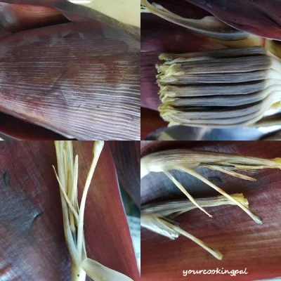 Banana Flower Vegetable preparation