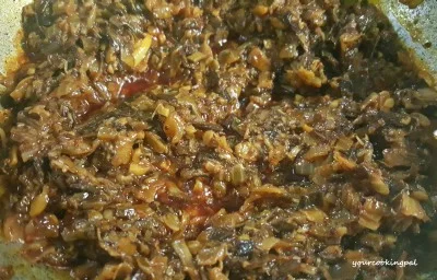 Banana Flower Vegetable preparation