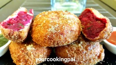 Beetroot Cutlets preparation photo 2