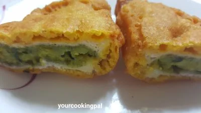 Bread Pakoda preparation photo 1