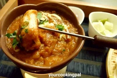 Cheese Pav Bhaji Fondue preparation photo 3