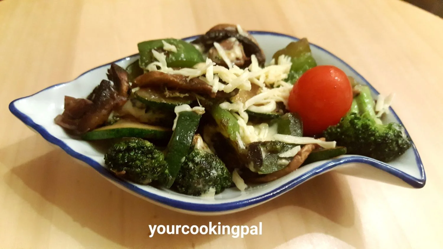 Cheesy Vegetable Stir Fry preparation photo 2