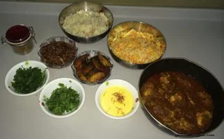 Chicken Biryani preparation
