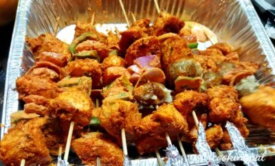 Chicken Tikka - How to make Barbecued Chicken preparation