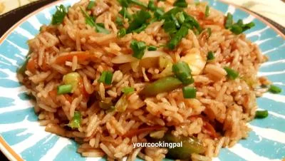 Chilli Garlic Fried Rice preparation photo 2