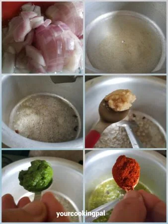 Crab Curry preparation