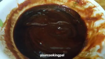 Crispy Vegetables in Sweet and Sour Sauce preparation photo 3