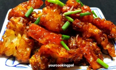 Crispy Vegetables in Sweet and Sour Sauce preparation photo 6