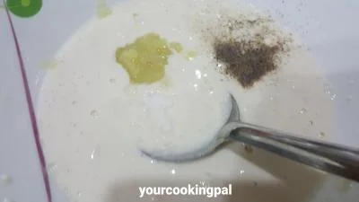 Crispy Vegetables in Sweet and Sour Sauce preparation