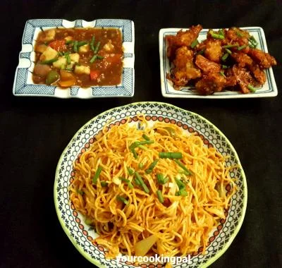 Crispy Vegetables in Sweet and Sour Sauce preparation photo 2