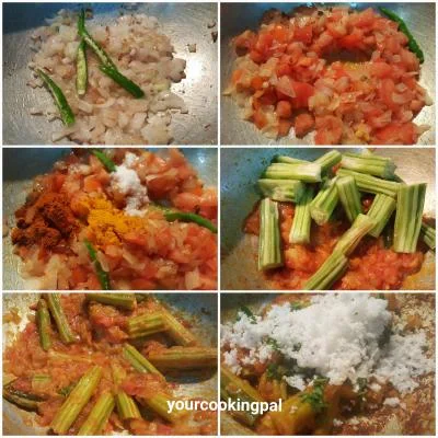 Dry Drumstick Veggie preparation