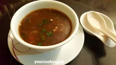Hot and Sour Chicken Soup preparation photo 1
