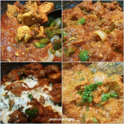 Kadhai Chicken preparation