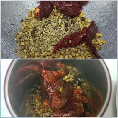 Kadhai Paneer preparation