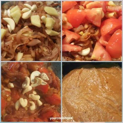 Kadhai Paneer preparation