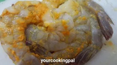 Kolambi Bhaat preparation