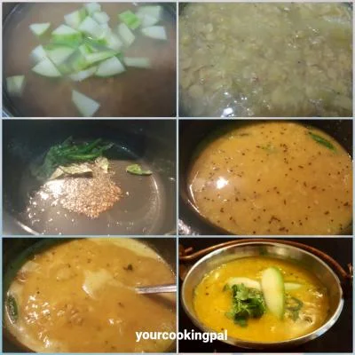 Mango Dal preparation