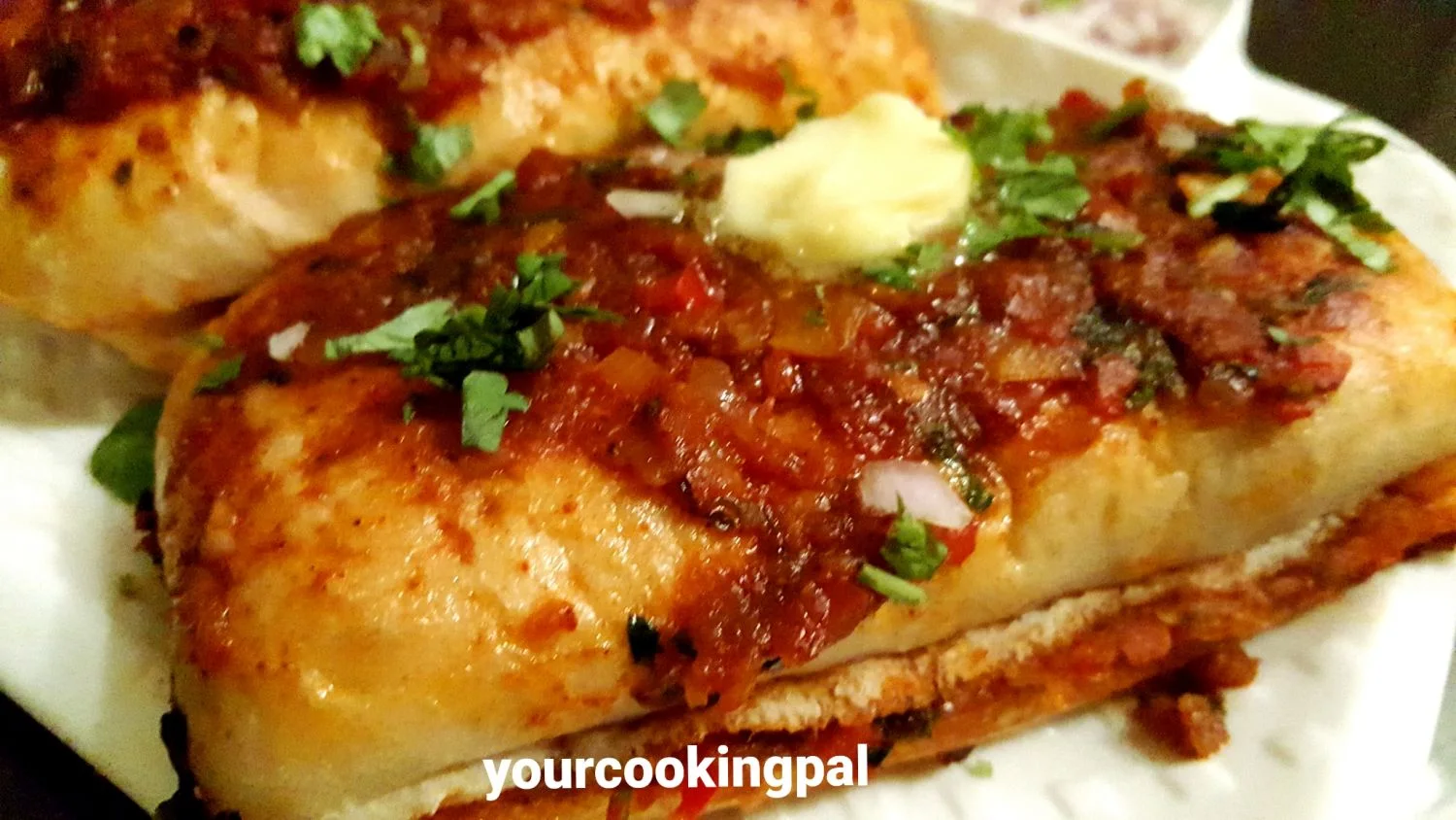 Masala Pav preparation photo 3