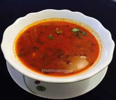 Masoor chi Amiti - Masoor Curry preparation
