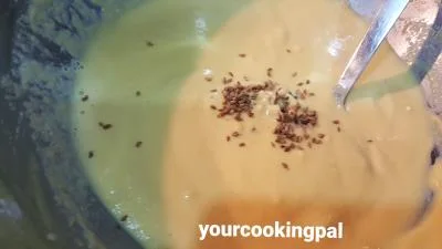 Mirchi Bhajji - Chilli Fritter preparation