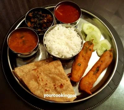 Mirchi Bhajji - Chilli Fritter preparation