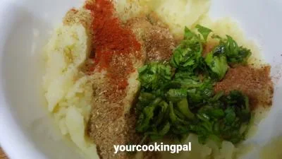 Mirchi Bhajji - Chilli Fritter preparation