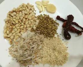 Mirchi Ka Salan (Fried Mild Chillies in Tangy Gravy) preparation