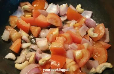 Mix Veg Makhani preparation