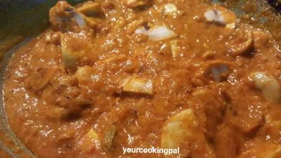 Mushroom Cashewnut Masala preparation photo 3