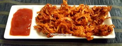 Onion Fritters - Kanda Bhaji preparation photo 2