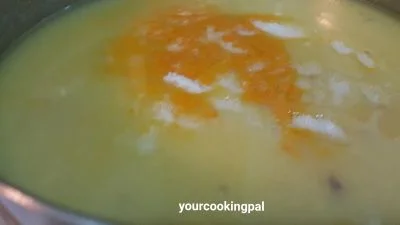 Palak Dal - Spinach Dal preparation