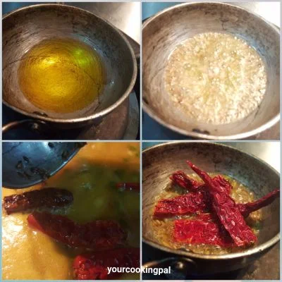 Palak Dal - Spinach Dal preparation photo 1