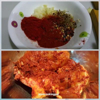 Peri Peri Chicken preparation