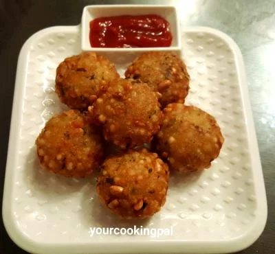 Sabudana Vada / Cheesy Sabudana Vada preparation photo 7