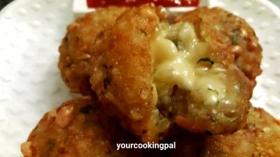 Sabudana Vada / Cheesy Sabudana Vada preparation photo 3