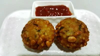 Sabudana Vada / Cheesy Sabudana Vada preparation photo 4