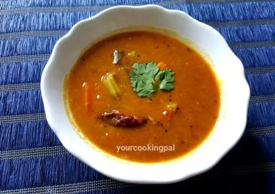 Sambar - How to make sambar preparation photo 1