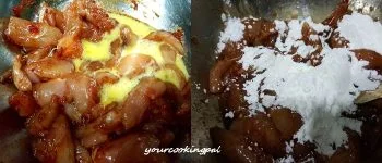 Schezwan Chilli Chicken preparation