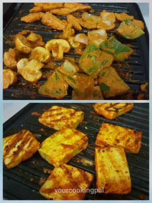 Tandoori Vegetables preparation