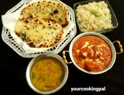 Tawa Garlic Naan - Without Oven preparation