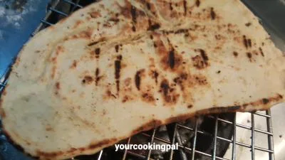 Tawa Garlic Naan - Without Oven preparation