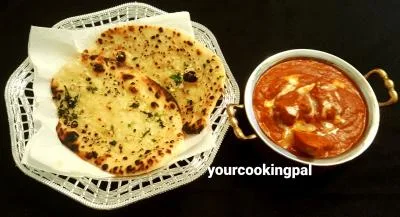 Tawa Garlic Naan - Without Oven preparation
