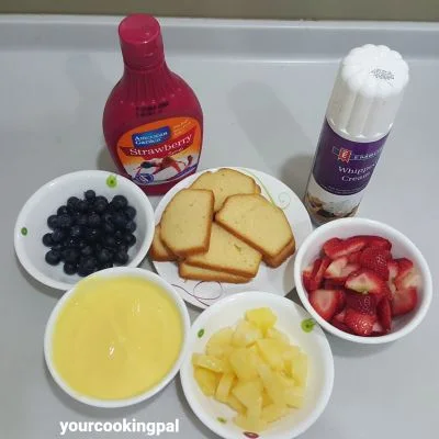 Trifle Pudding preparation
