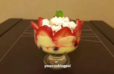 Trifle Pudding preparation photo 2