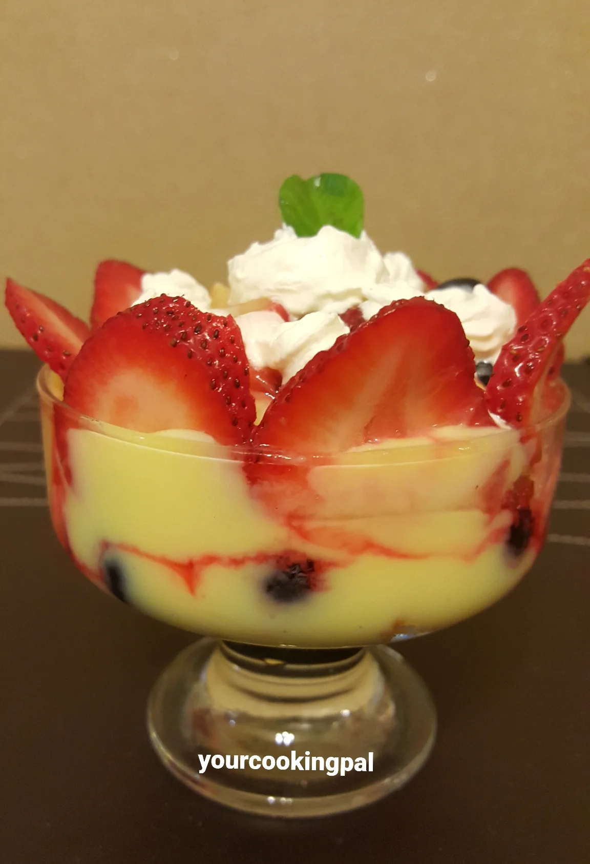 Trifle Pudding preparation photo 3