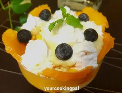 Trifle Pudding - Mango Flavour preparation