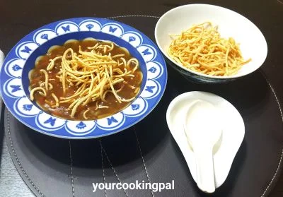 Veg Manchow Soup preparation photo 3