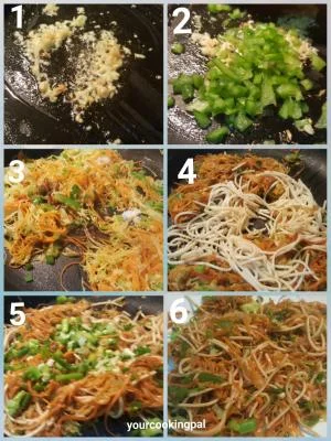 Vegetable Spring Rolls preparation